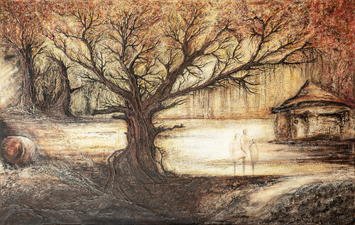 AUTOMNE by Natacha Gillot, Painting for Sale on Select