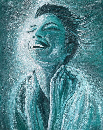 La joie by Natacha Gillot, Painting for Sale on Select