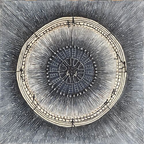 Les Gardiens du Centre by Natacha Gillot, Painting for Sale on Select