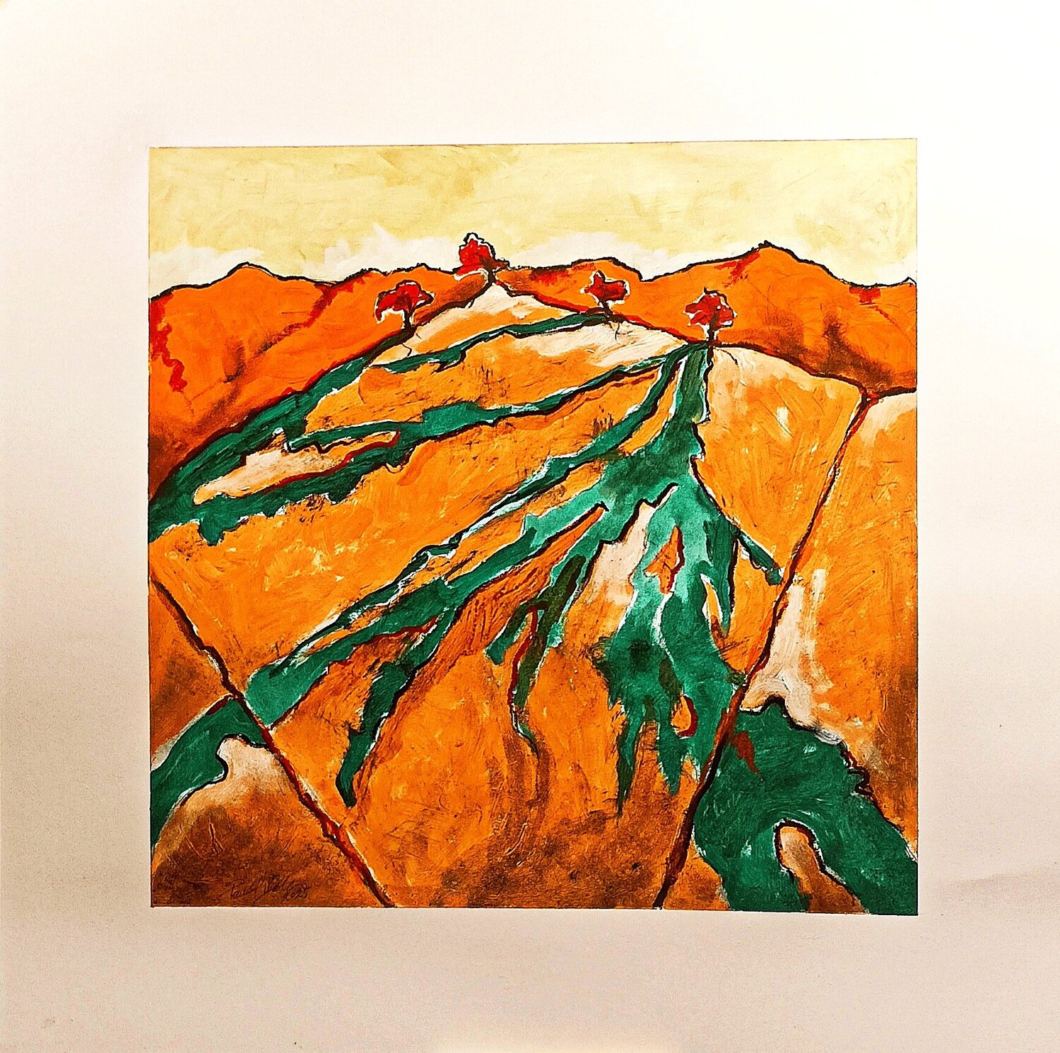 N° 070825 Walter Gualtiero Passarella Original painting for sale