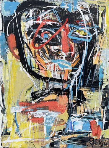 Epique Basquiat by Mona Berga, Painting for Sale on Select