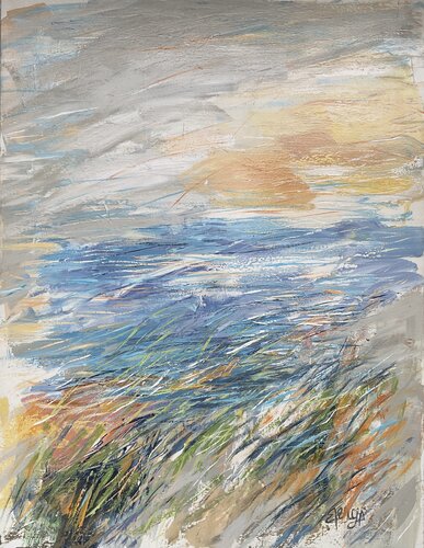 Le Vent Apporte le Bonheur by Mona Berga, Painting for Sale on Select