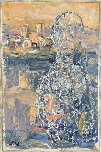 Le Nomade d’Antibes by Mona Berga, Painting for Sale on Select