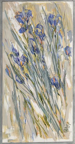 Iris de Van Gogh by Mona Berga, Painting for Sale on Select