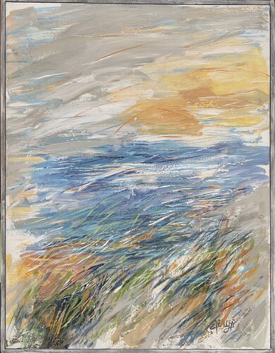 Le Vent Apporte le Bonheur by Mona Berga, Painting for Sale on Select
