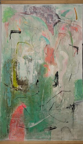 Vuelo de golondrinas by Hélène Rooryck, Painting for Sale on Select