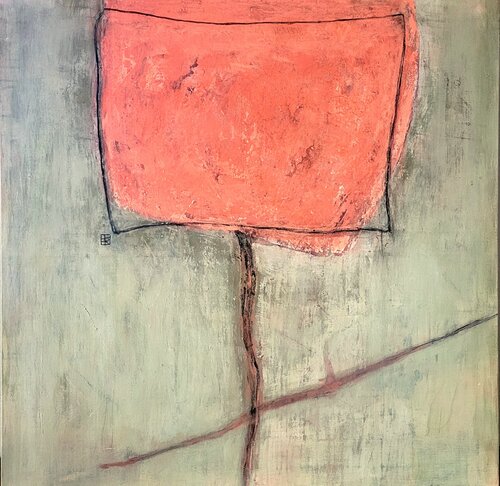 Orange by Hélène Rooryck, Painting for Sale on Select