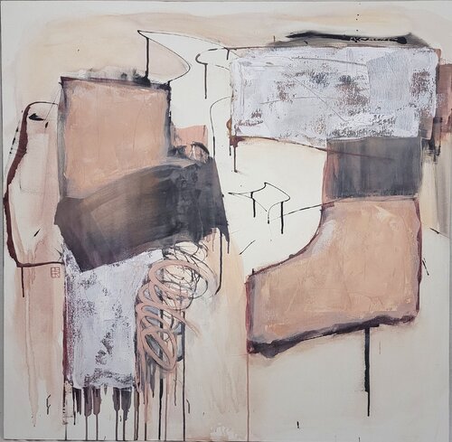 Sólo un poco más  allá by Hélène Rooryck, Painting for Sale on Select