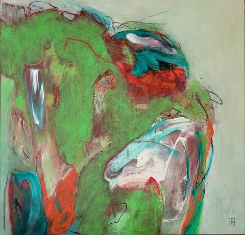 Cascadas soñadas by Hélène Rooryck, Painting for Sale on Select