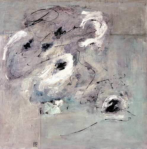 Suspension del Silencio by Hélène Rooryck, Painting for Sale on Select