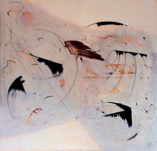 Entre el Vacio y la Materia by Hélène Rooryck, Painting for Sale on Select