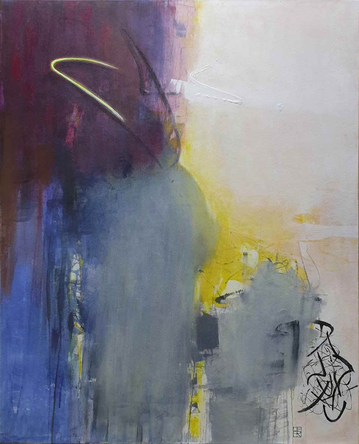 Retrouvailles Hélène Rooryck Original painting for sale