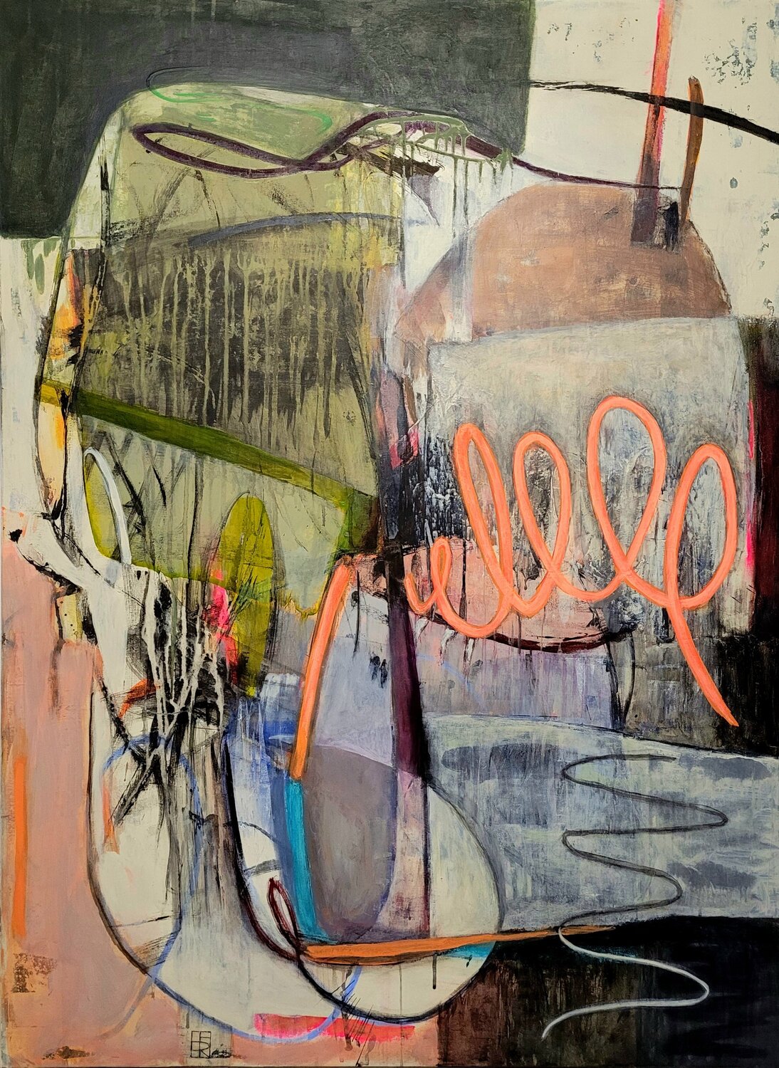 Un monstre dins del meu cor Hélène Rooryck Original painting for sale