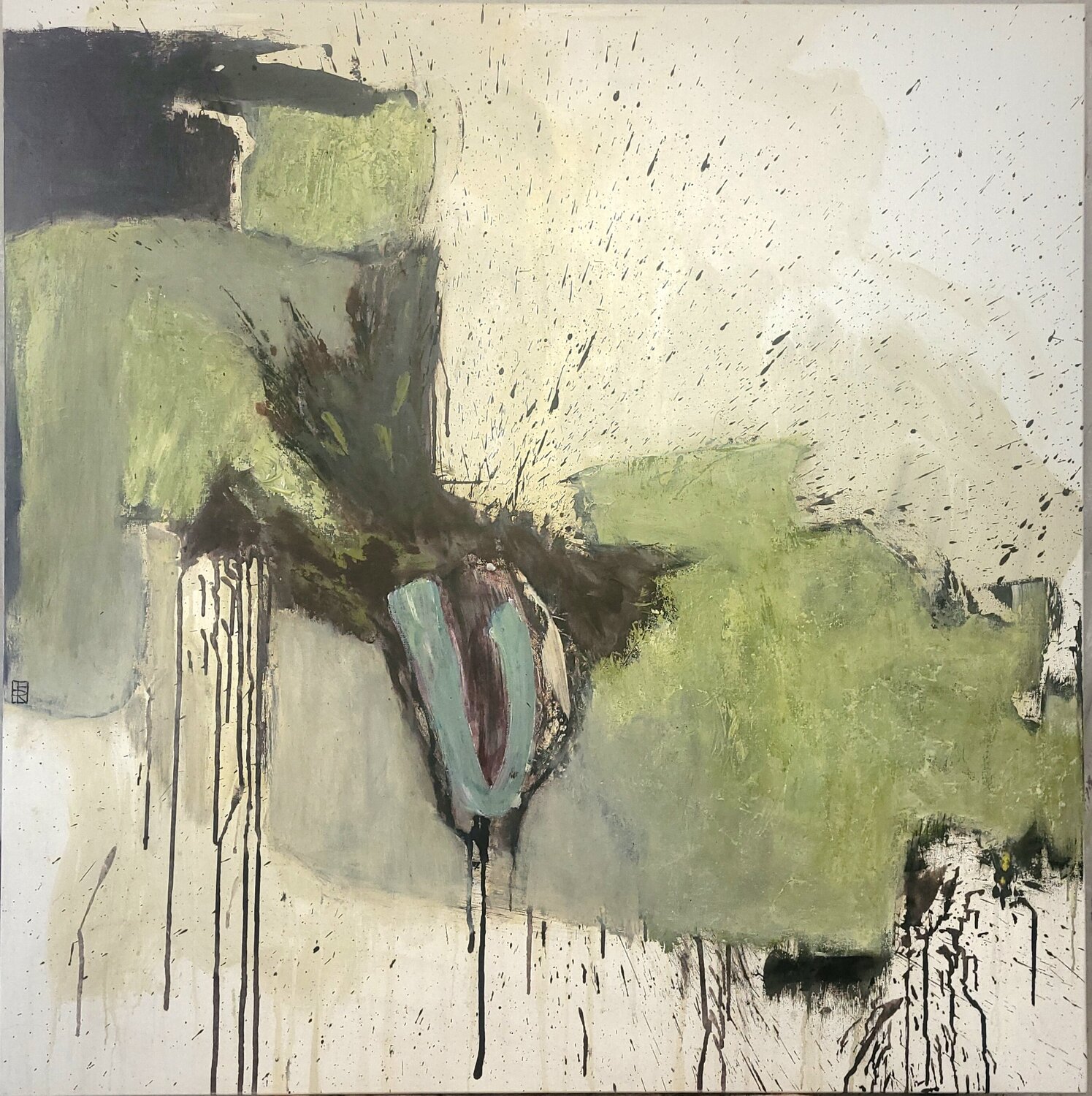 En la fisura del tiempo Hélène Rooryck Original painting for sale