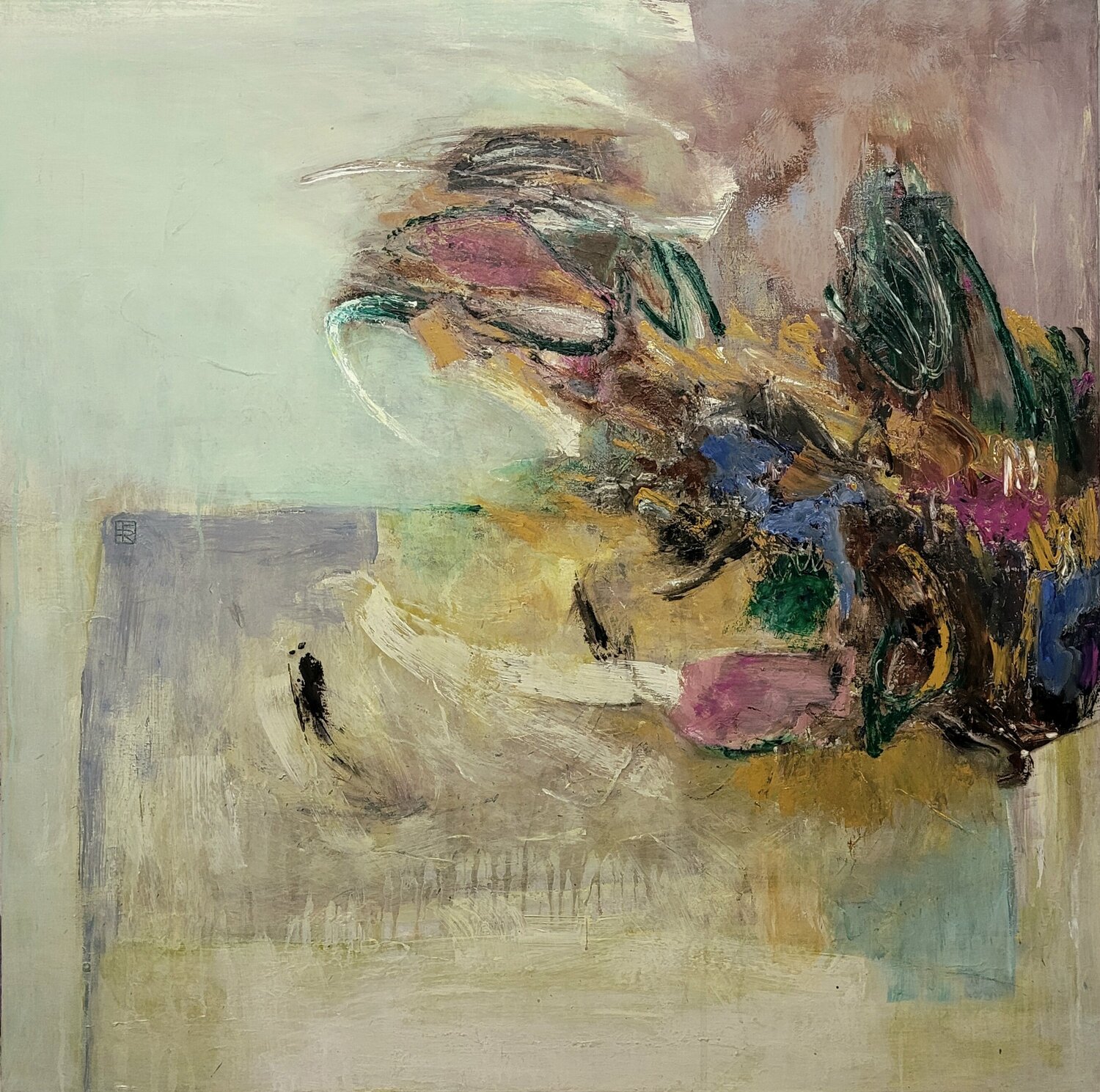 Hacia otros horizontes Hélène Rooryck Original painting for sale
