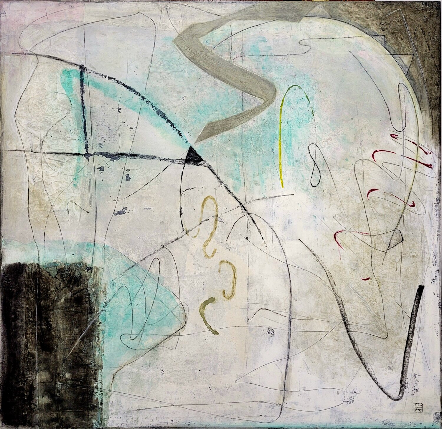 Viaje de luz y materia Hélène Rooryck Original painting for sale