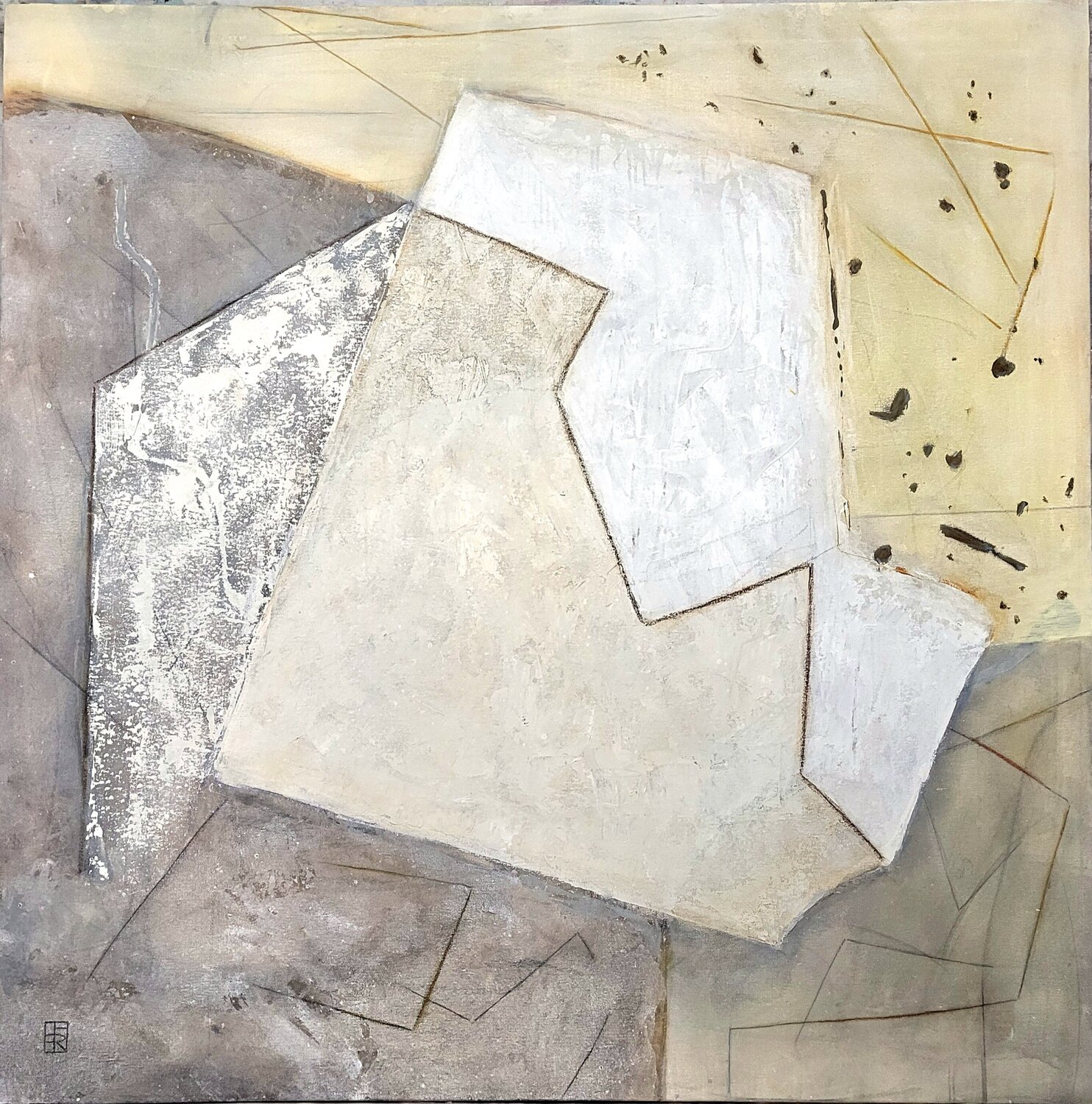 Fragmentos de silencio Hélène Rooryck Original painting for sale
