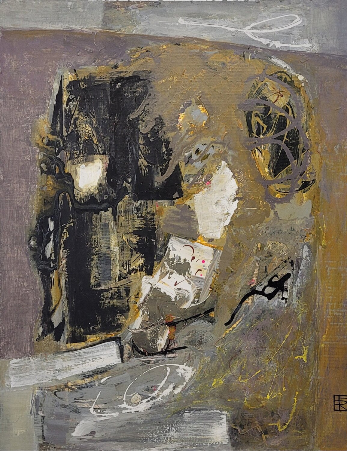 Ritmos latentes Hélène Rooryck Original painting for sale