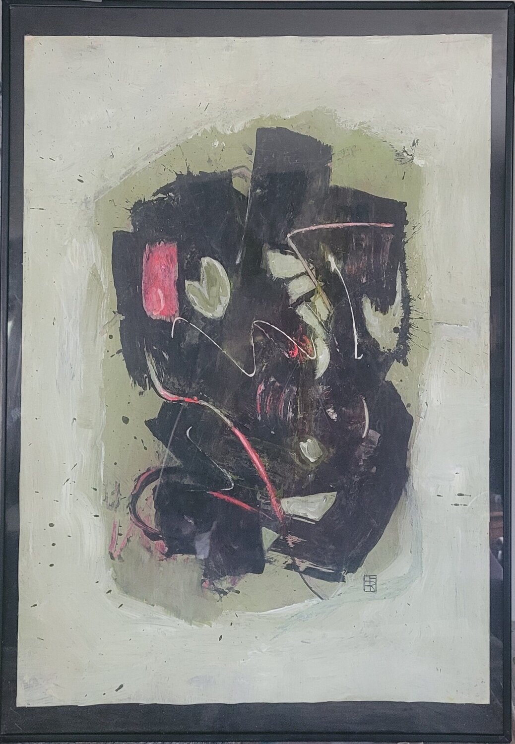 Pulso oscuro Hélène Rooryck Original painting for sale