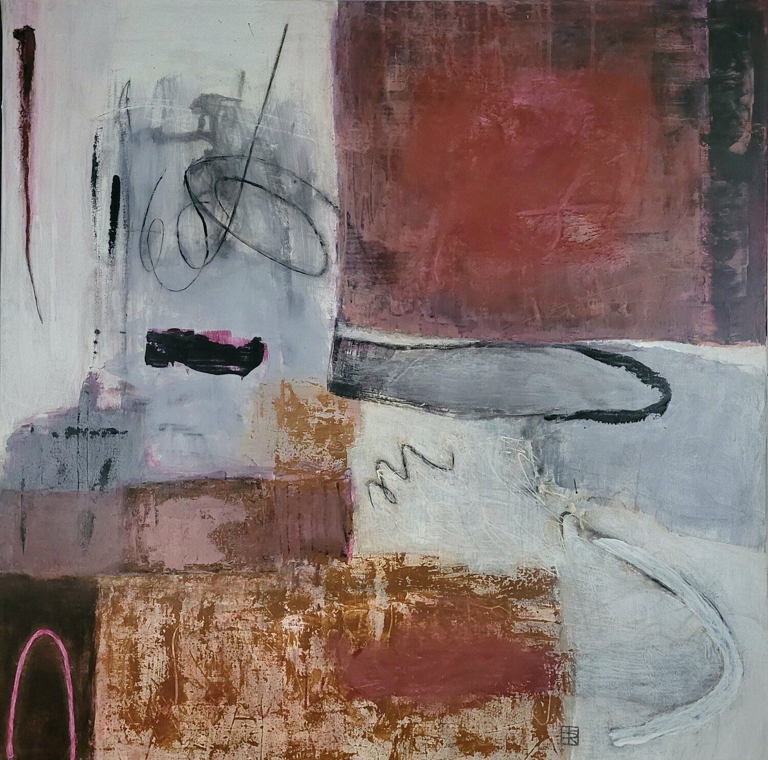 Vestigios de Calma Hélène Rooryck Original painting for sale