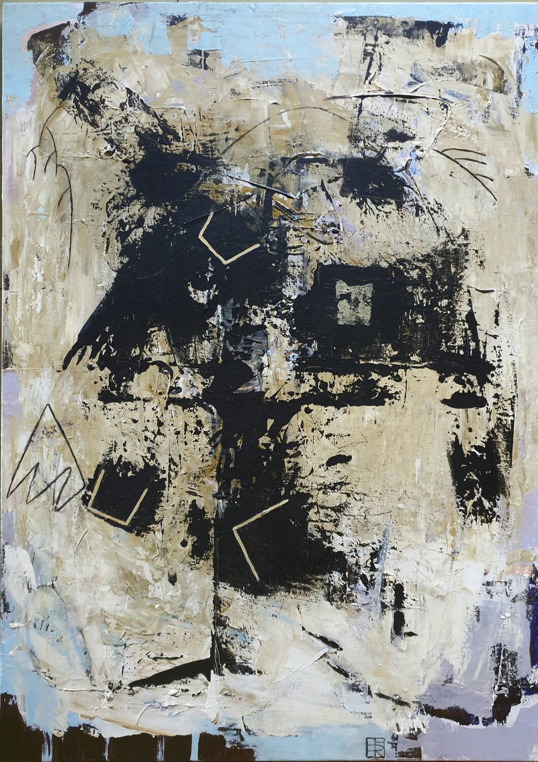 El espíritu del bosque Hélène Rooryck Original painting for sale