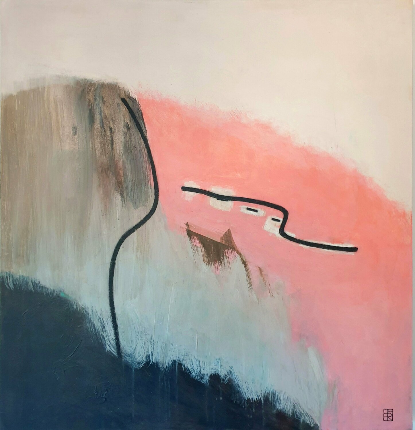 Going off on a tangent Hélène Rooryck Original painting for sale