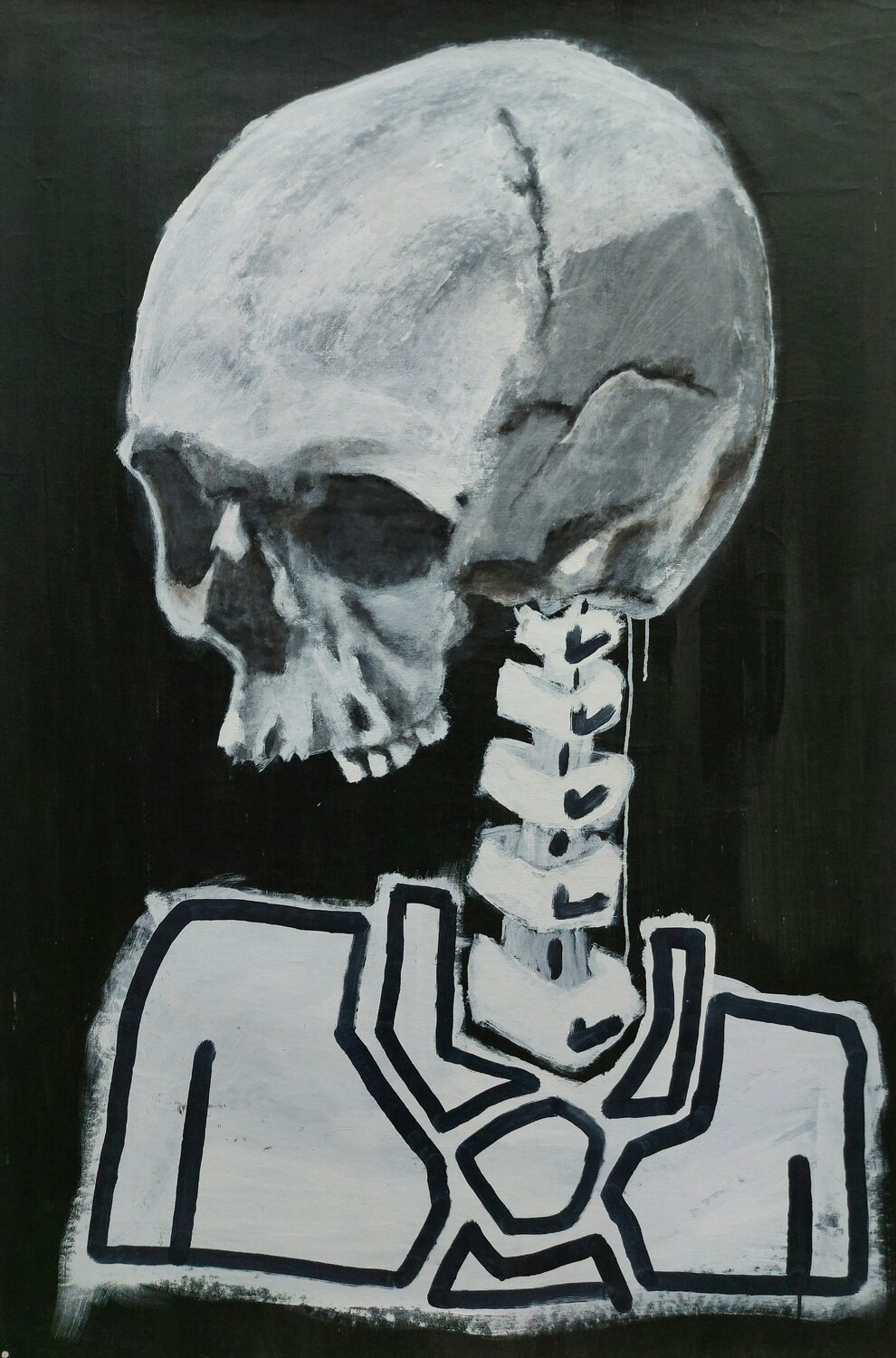 Costa Calavera Baptiste Laurent Original painting for sale