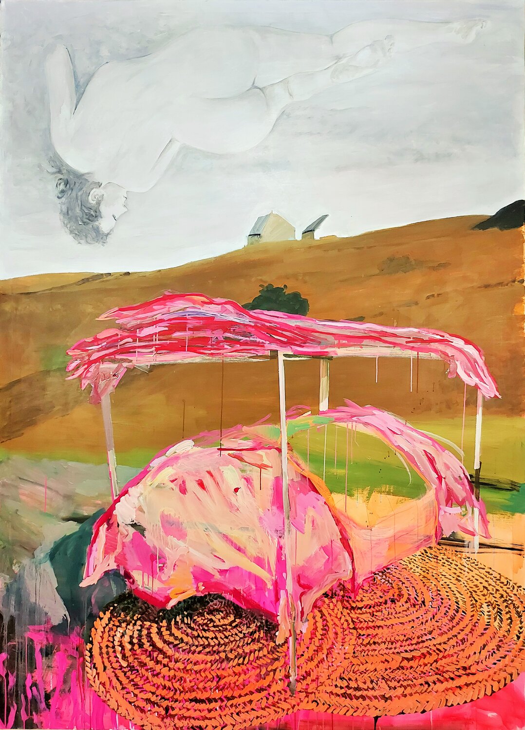 Nada mejor que con el abuelo Baptiste Laurent Original painting for sale
