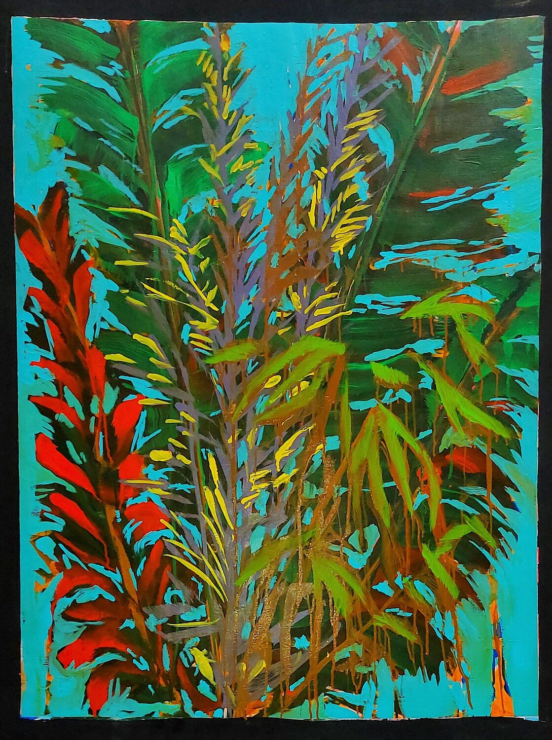 Ramo de Jungla Baptiste Laurent Original painting for sale
