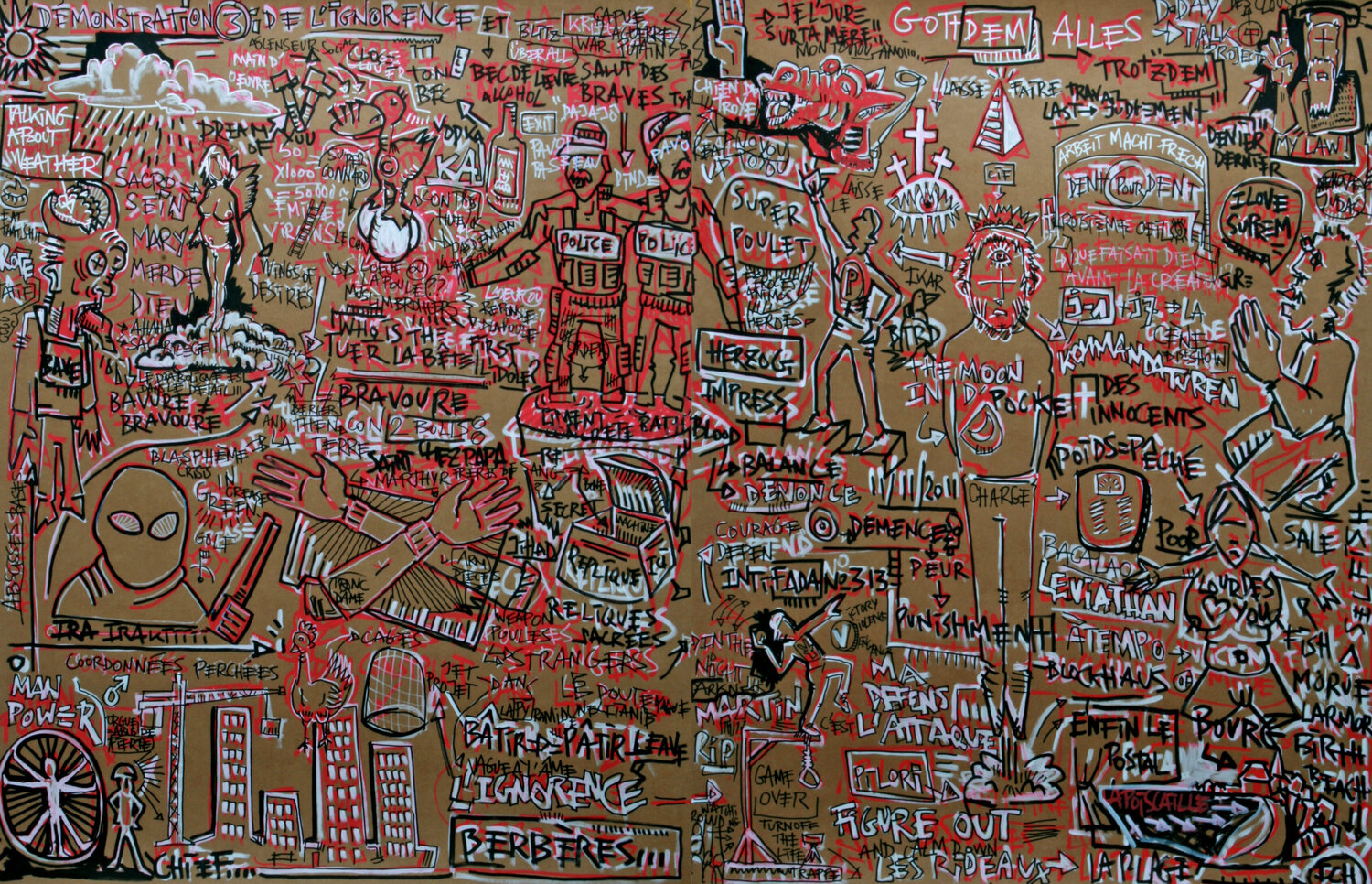 De l'ignorence Baptiste Laurent Original painting for sale