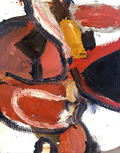 Cardinal II by David Sheldon, Painting for Sale on Select
