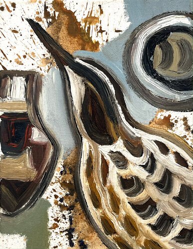 American BIttern by David Sheldon, Painting for Sale on Select