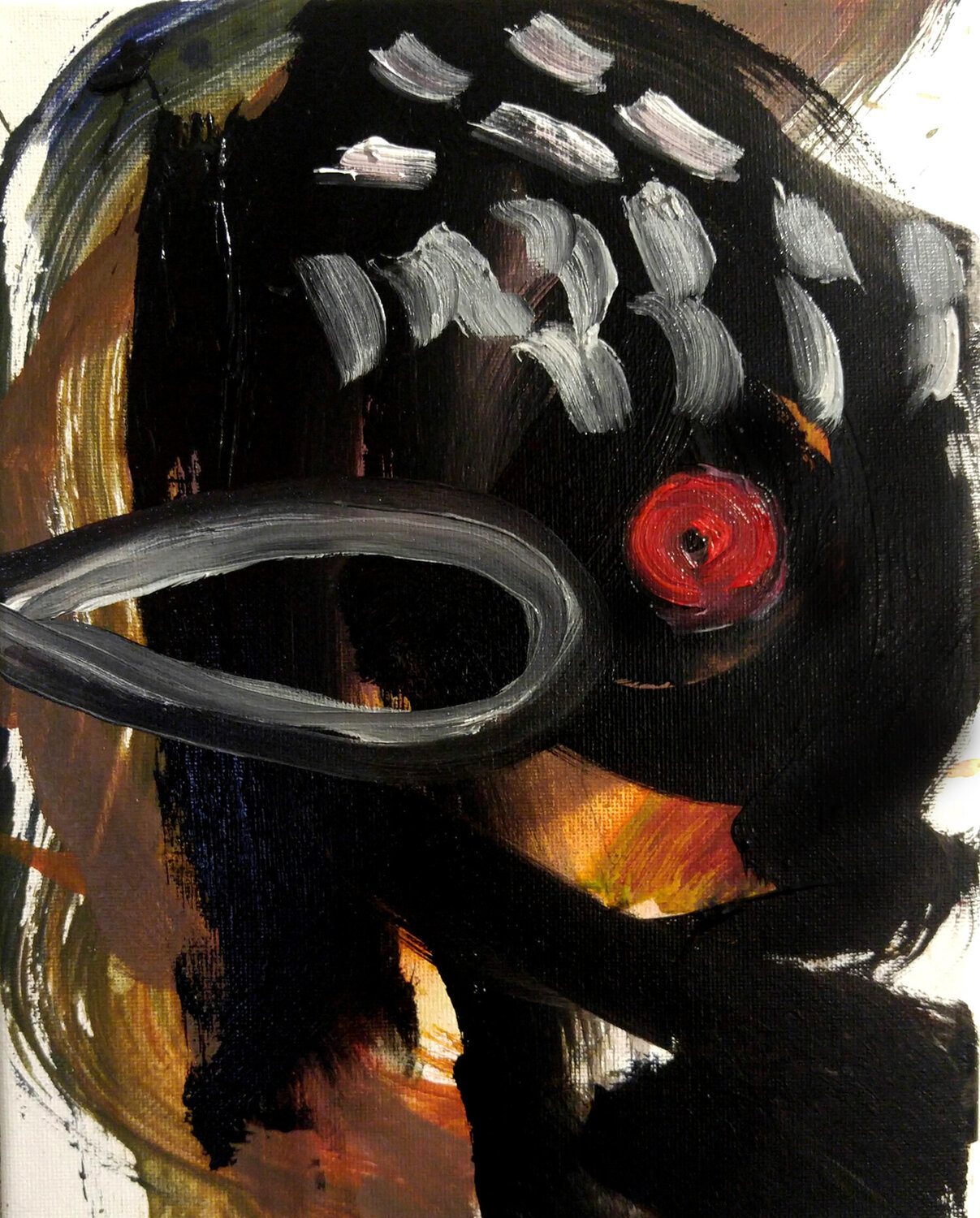 Common Loon David Sheldon Original painting for sale