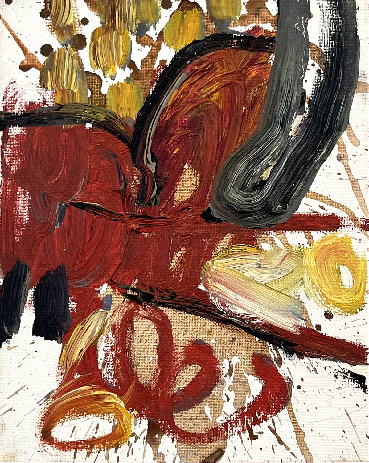 Red Crossbill David Sheldon Original painting for sale
