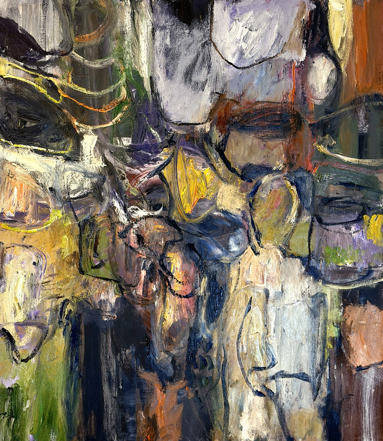 Winter Landscape David Sheldon Original painting for sale