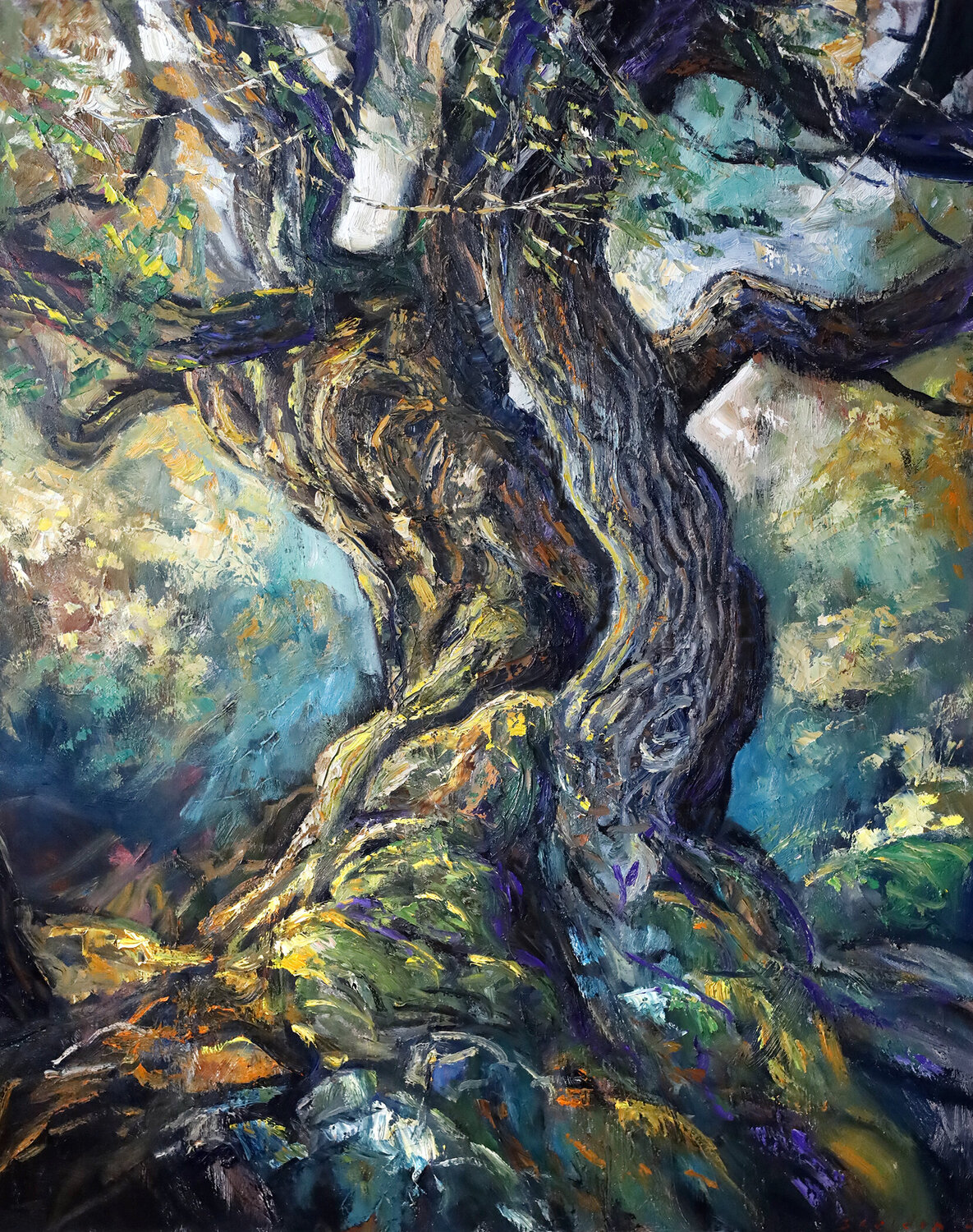 Old Soul David Sheldon Original painting for sale