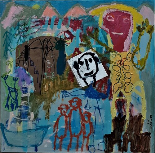 Tour du Bonheur by Ronnie NEMORIN, Painting for Sale on Select