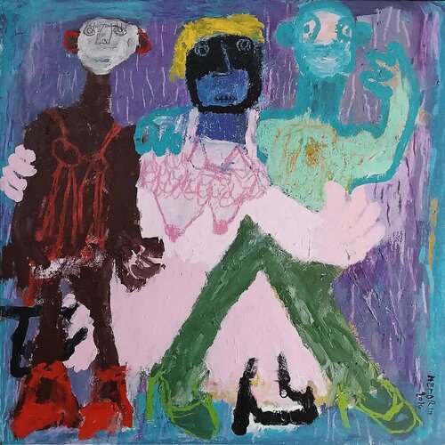 Force Tribale by Ronnie NEMORIN, Painting for Sale on Select