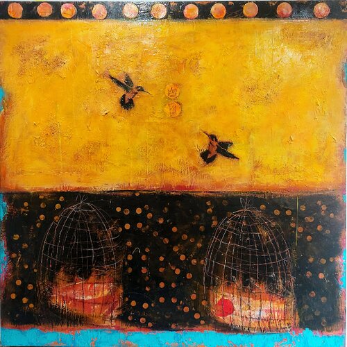 Le parfum de la liberté by Maryline Lemaitre, Painting for Sale on Select