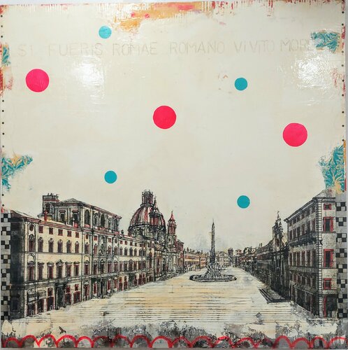 A Rome, fais comme les romains... by Maryline Lemaitre, Painting for Sale on Select