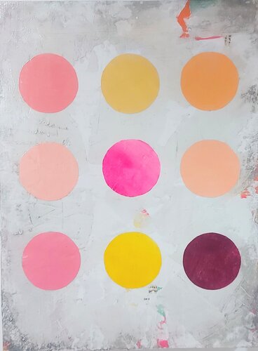 Explosion de joie I by Maryline Lemaitre, Painting for Sale on Select