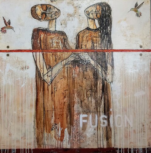 Fusion by Maryline Lemaitre, Painting for Sale on Select