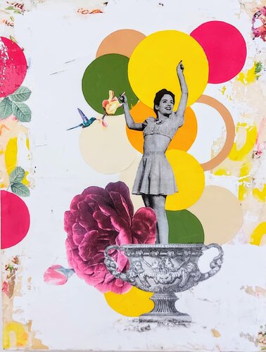 Par ici ! by Maryline Lemaitre, Painting for Sale on Select
