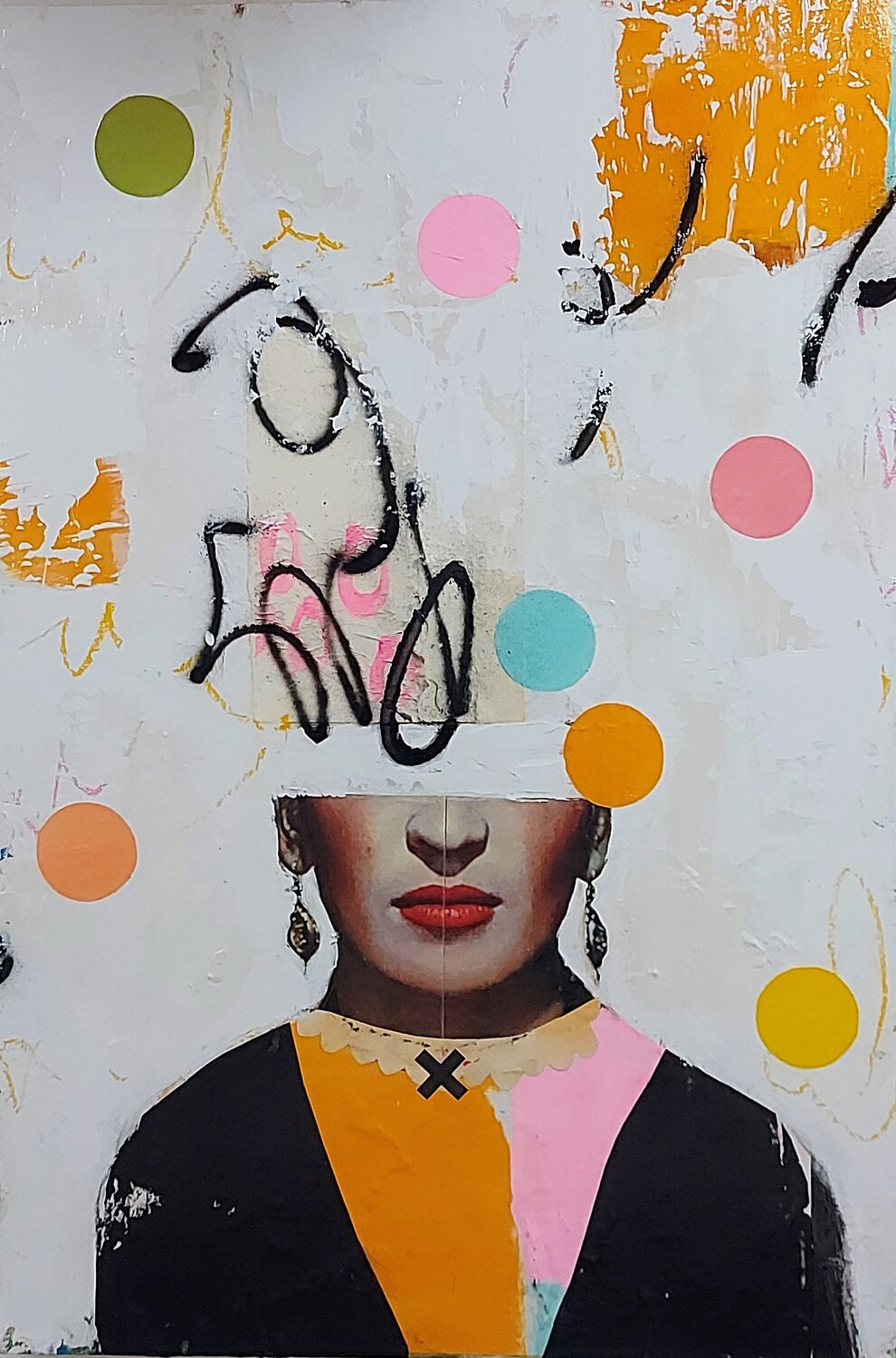 Lumiere joyeuse Maryline Lemaitre Original painting for sale