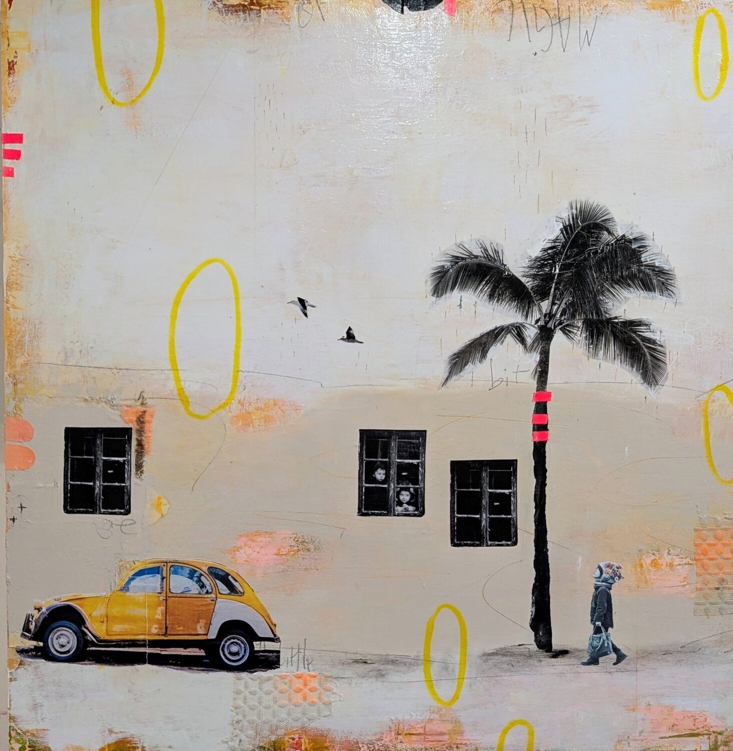 A little bit of magic II Maryline Lemaitre Original painting for sale