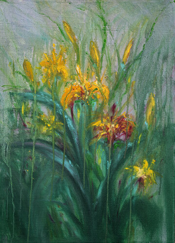 Verdant Symphony by Tanya Bilous, Painting for Sale on Select