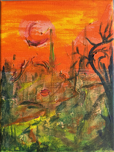 Where Road Takes You by Tanya Bilous, Painting for Sale on Select