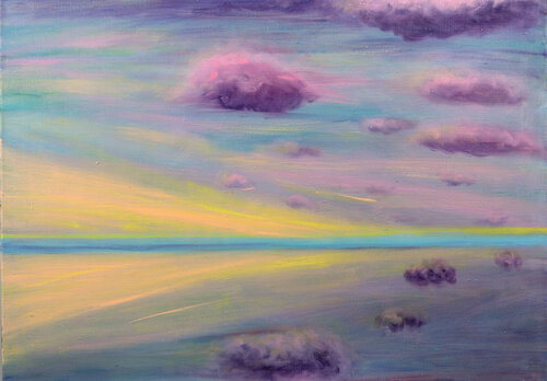 Between Heaven and Earth by Tanya Bilous, Painting for Sale on Select