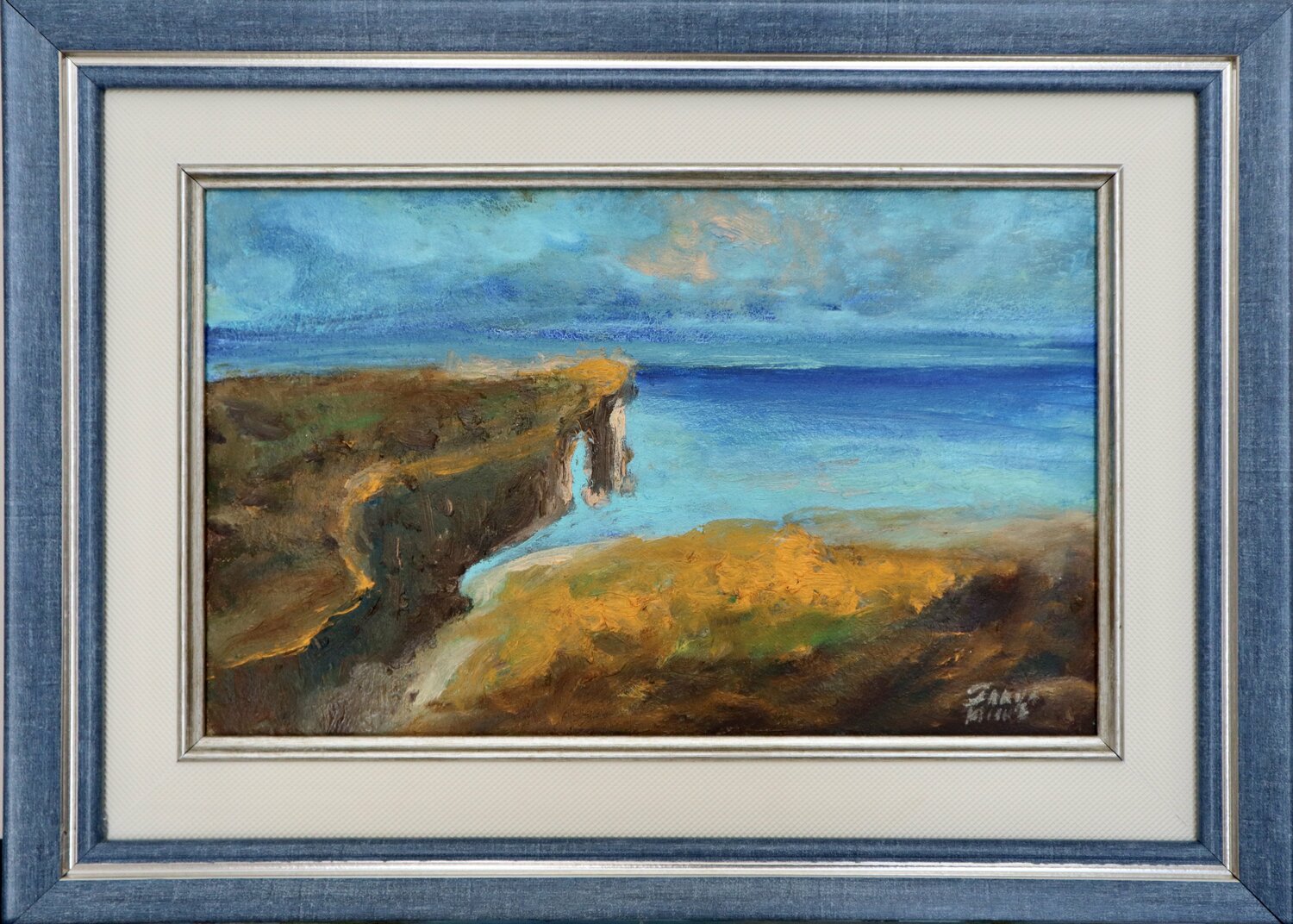 Cliffs of Paphos Tanya Bilous Original painting for sale
