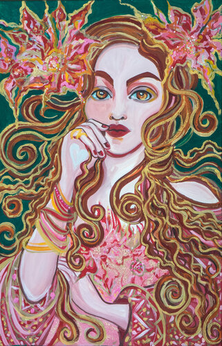 Scarlet by Zigou, Painting for Sale on Select